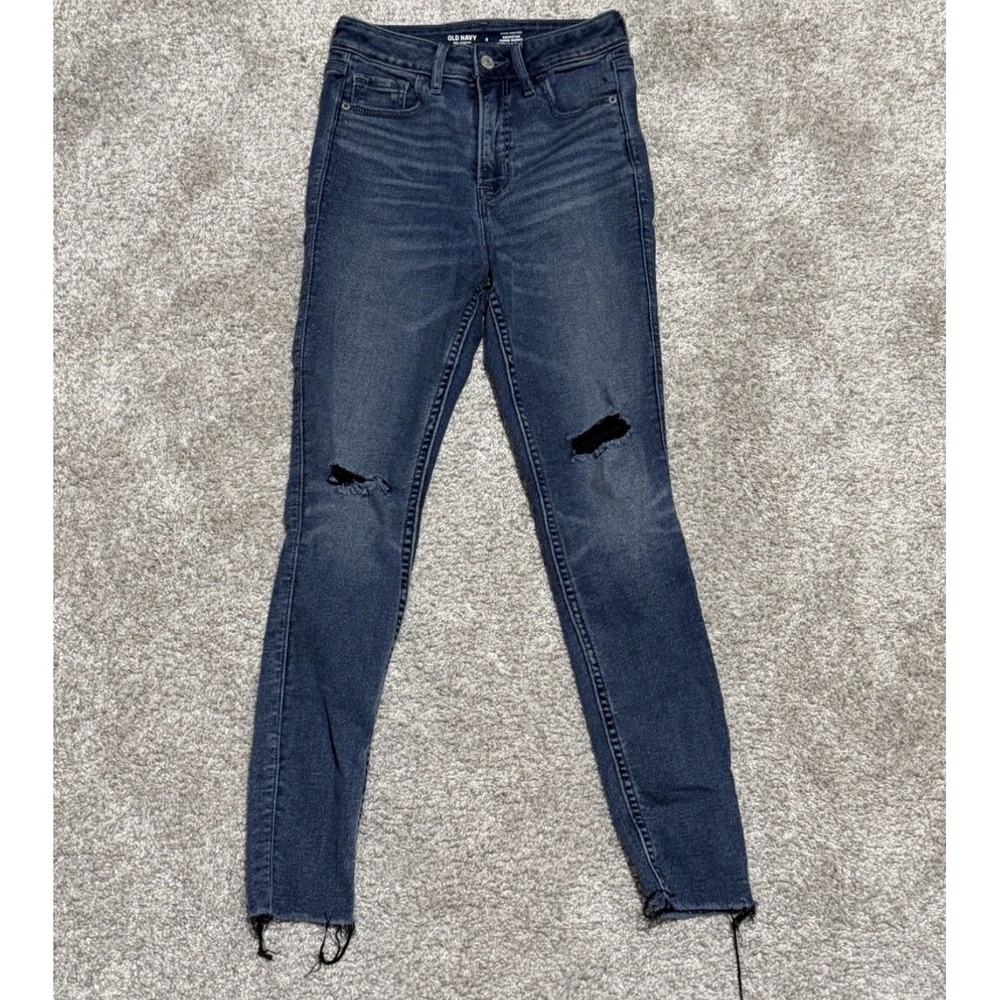 Old Navy Extra High Rise Rockstar Super Skinny Women's Size 0 Jean